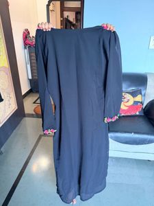 Embroidered Black Kurta with thread work