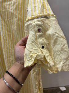 Yellow White Striped Tunic