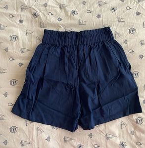 Navy Blue Casual Shorts