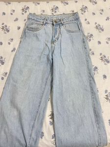 Light Wash Wide Leg Jeans