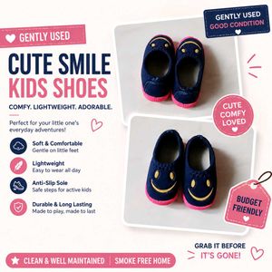 Cute Smiley Face Toddler Shoes