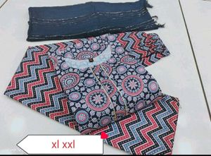 New maslin kurta set with dupatta (fix price)