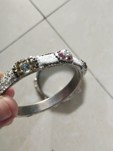 Last Price New Stone Metal Bangles