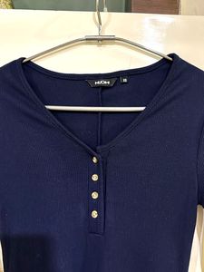 Navy Blue Casual Dress