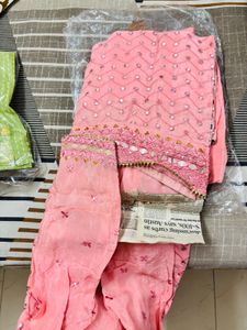Elegant Pink Embroidered Kurta Set