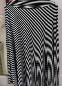 Striped Long Skirt