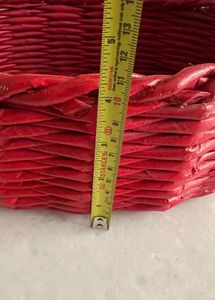 Red Woven Basket