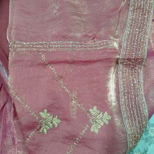 Elegant unstitched party, festive dress material,s