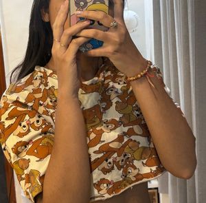 Chip and Dale Crop Top