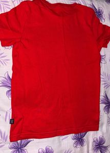 Boys Puma Red T-Shirt