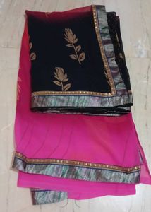 Elegant multi colour Saree with Floral Print