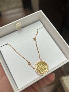 michael kors gold toned necklace