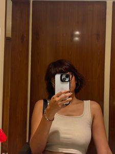 H&M Ribbed Crop Tank Top