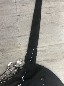 Black Embellished Blouse/Top