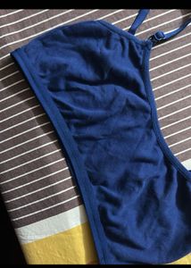 Comfortable Navy Blue Bra