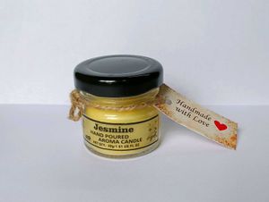 Sandalwood and Jasmine Hand Poured Aroma Candle