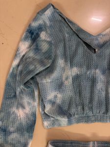 Tie-Dye Ribbed Cord Set