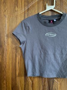 Playboy Graphic Crop Top