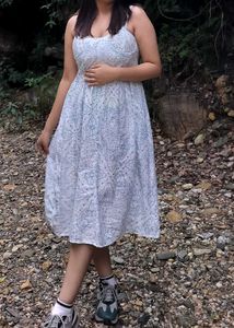Bohemian Print Midi Dress