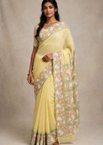 Beautiful Saree with Floral Print