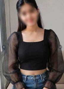 Sheer Sleeve Off-Shoulder Crop Top