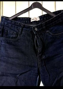 Zara Black Wide Leg Jeans
