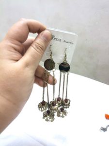 Boho Dangle Earrings with Charms