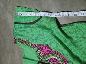 Embroidered Green Kurta