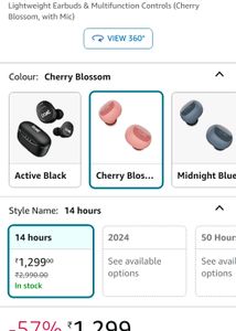 boAt Airdopes 121v2, Worth ₹1300, Slightly Used