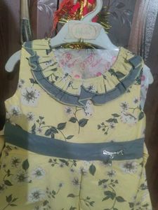 Peyar Yellow Floral Kurta