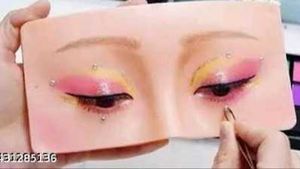 Realistic Makeup Practice Face Card