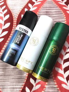 3 Perfume Body Deodorants Set