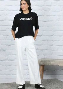 Shein Drop Shoulder Typographic Chest PrintCrew Ts