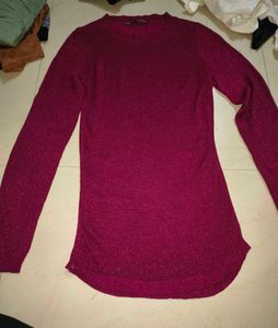 Sparkly Long Sleeve Mini Dress