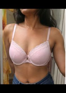 MandS Pink lace bra