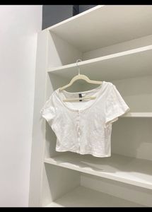 H&amp;M Jersey Crop Top