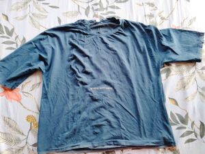 Blue Graphic Print Tee