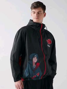 Bewakoof Air 1.0 Naruto Men's Jet Black Itachi Gra