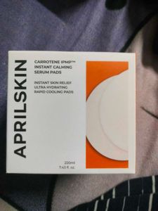 4 pad sample of AprilSkin Carrotene Serum Pads