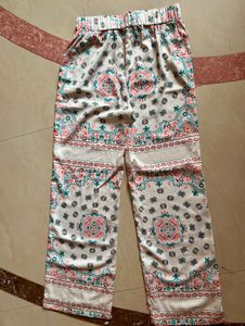 Camla Barcelona Printed Wide-Leg Pants | Waist 30”