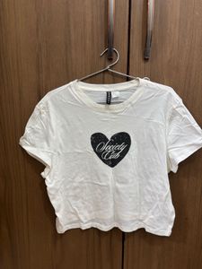 Society Club Heart Graphic T-Shirt