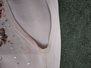 one sleeve beaded top