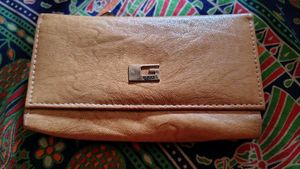 Coral Leather Wallet