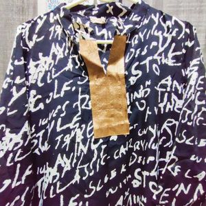 Chic Graphic Print Kurta