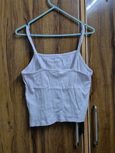Light Purple Ribbed Spaghetti Strap Top