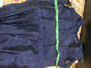 Blue Embroidered Dress