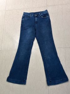 Women's Blue Flare Jeans