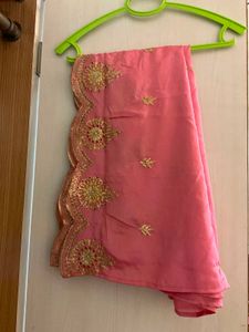 Beautiful Pink Embroidered Lehenga Choli Set