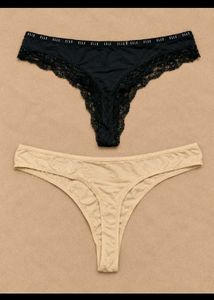 Set of 5 Women's Thong Panties  size M