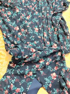 Floral Print Saree